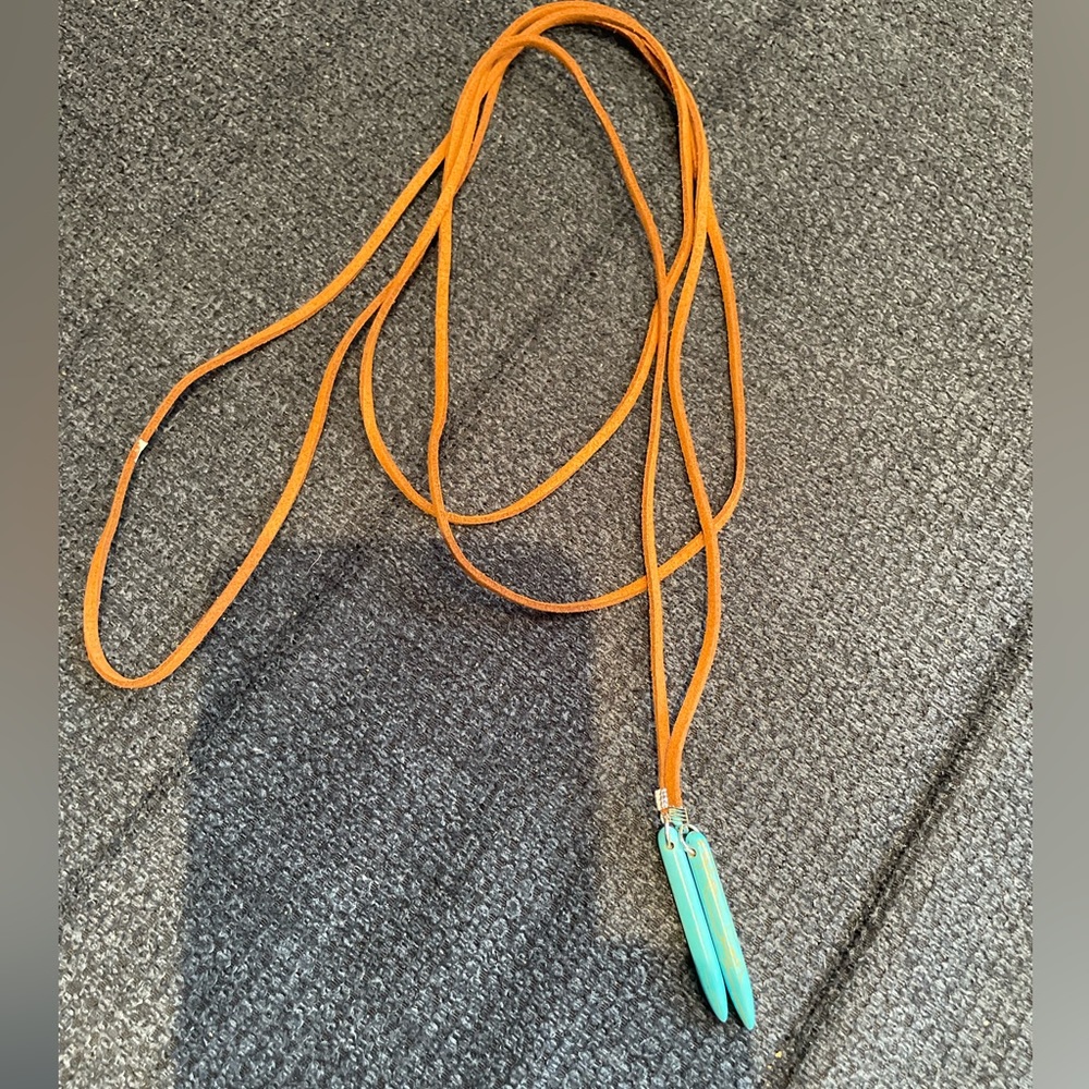 Western Tortoise Cowboy Bohemian Necklace